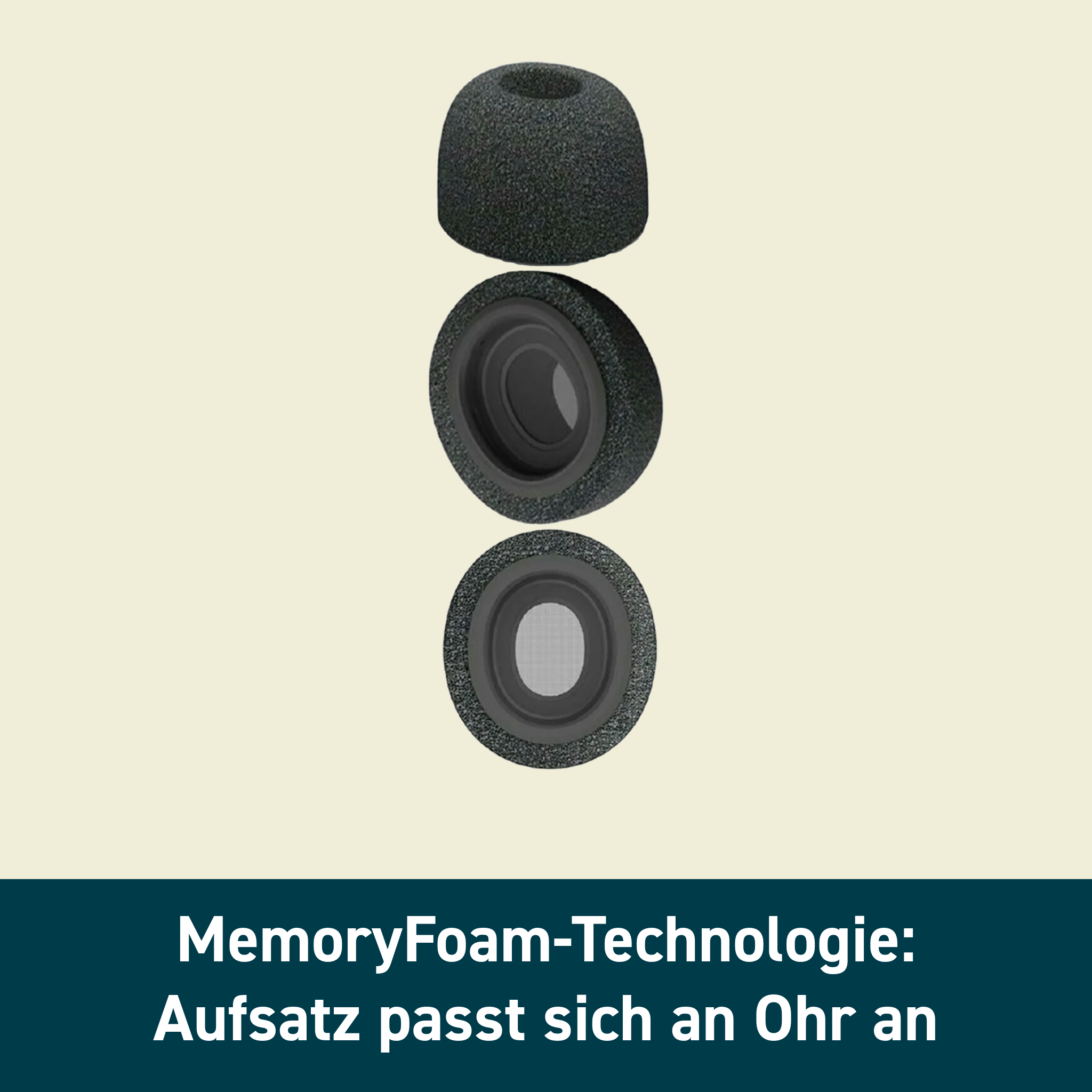 MemoryFoam-Gummiaufsätze für AirPods Pro